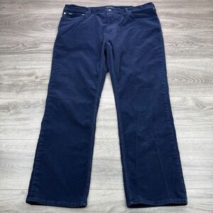 Polo Ralph Lauren Corduroy Pants Mens 40x30 Navy Slim Straight 5 Pocket Varick